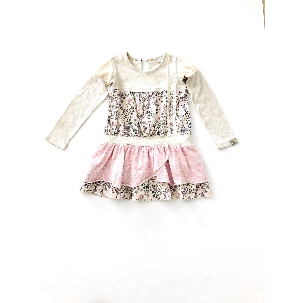 Naartjie Girls Layered T Shirt Dress S 5